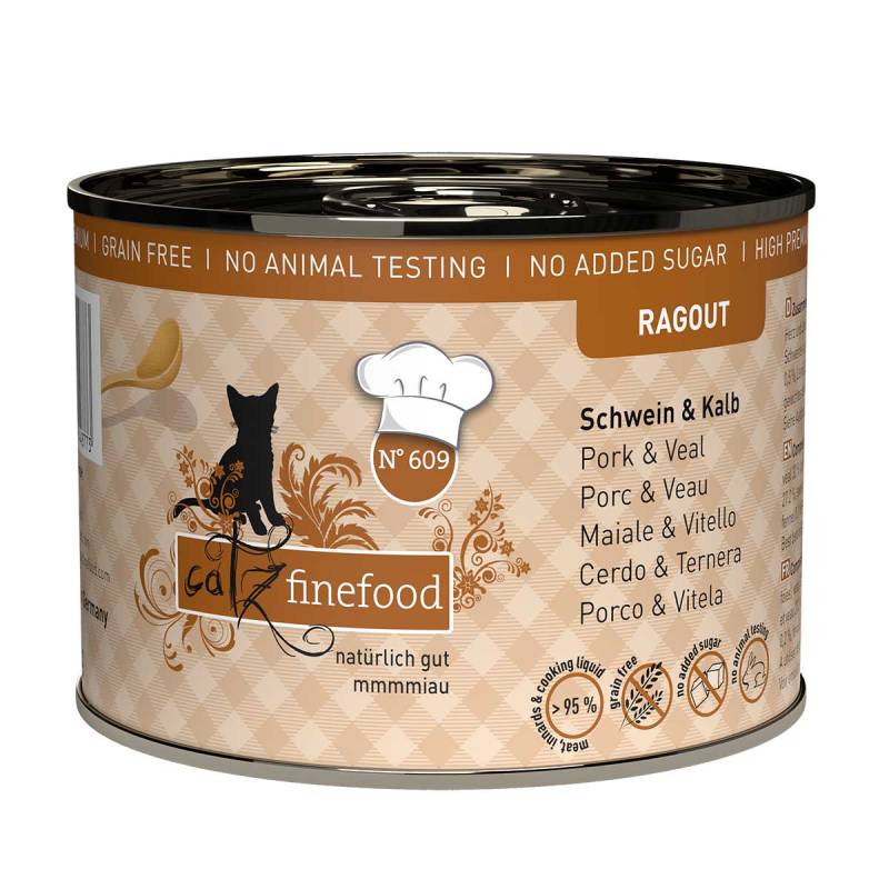 catz finefood Ragout No.609 Schwein & Kalb 6x190g von Catz Finefood