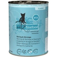 Catz finefood Nassfutter Katze Classic Adult No. 13 Hering und Shrimps 6x400 g von Catz Finefood