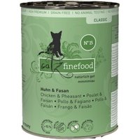 Catz finefood Nassfutter Katze Classic Adult No. 15 Huhn und Fasan 6x400 g Catz finefood Nassfutter Katze Classic Adult No. 15 Huhn und Fasan 6x400 g von Catz Finefood