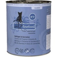 Catz finefood Nassfutter Katze Classic Adult No. 17 Geflügel und Garnele 6x800 g von Catz Finefood