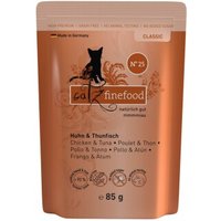 Catz finefood Nassfutter Katze Classic Adult 8x85 g No. 25 Huhn und Thunfisch von Catz Finefood