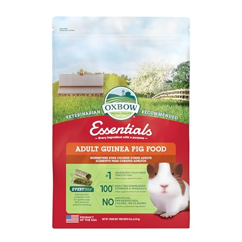 Petlife Oxbow Cavy Cuisine Komplettfutter für ausgewachsene Meerschweinchen, 4,5 kg von Cavy Cuisine