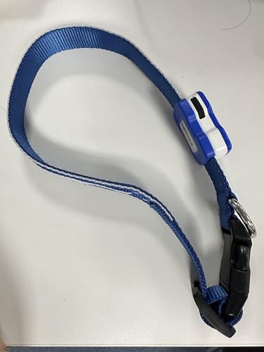 CAWJUG Leuchthalsband für Hunde, Blau, Größe S von Cawjug