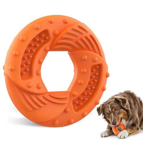 Cawjug Kauspielzeug für Hunde, Orange von Cawjug
