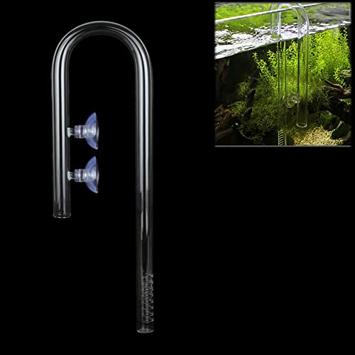 Caylingdee U-förmiges Einflussrohr-Set aus Glas, für Aquarien, Pflanztank, Aquascaping-Filter, 13 mm für 12/16 mm Innendurchmesser, Schlauch Caylingdee U-förmiges Einflussrohr-Set aus Glas, für Aquarien, Pflanztank, Aquascaping-Filter, 13 mm für 12/16 mm Innendurchmesser, Schlauch von Caylingdee