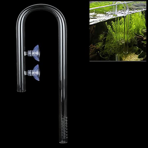 Caylingdee U-förmiges Einflussrohr-Set aus Glas, für Aquarien, Pflanztank, Aquascaping-Filter, 17 mm für 16/22 mm Innendurchmesser, Schlauch Caylingdee U-förmiges Einflussrohr-Set aus Glas, für Aquarien, Pflanztank, Aquascaping-Filter, 17 mm für 16/22 mm Innendurchmesser, Schlauch von Caylingdee