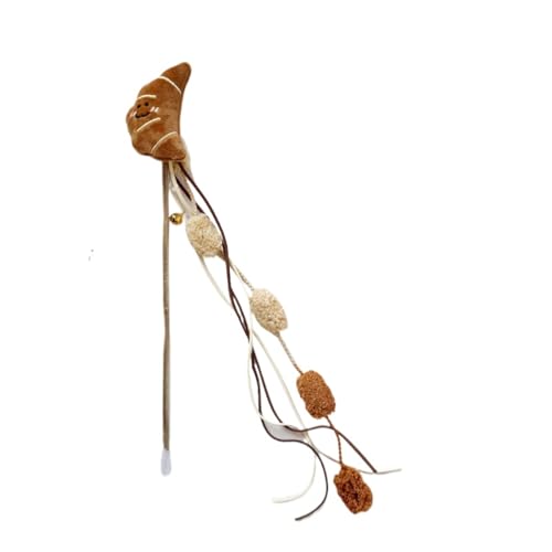 Interactive Cat Toy, Cat Fishing Rod Toy, Interactive Kitten Toy, Cat Fishing Rod Toy Charming Bell Stick von Cazqgoy