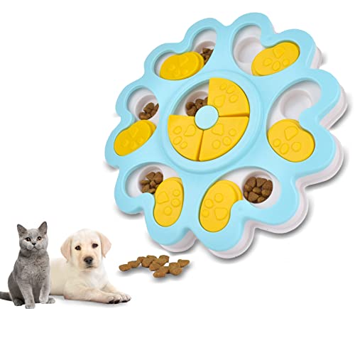 Cdipesp Dog Puzzle Toys for Smart Dogs Treat Dispensing Mental Stimulation Toys Dog/Cat Puzzle Feeder Dog Enrichment Toys Interactive Dog Toys for Boredom (Flower) von Cdipesp