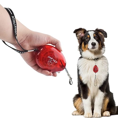 Cdipesp Mini Retractable Dog Leash with 8ft Strong Nylon Tape, Hands Free Portable Lightweight Walking Leash with Wrist Strap for Small Dogs Cats, One Hand Brake, Tangle Free Pull Force up to 11.8 kg von Cdipesp