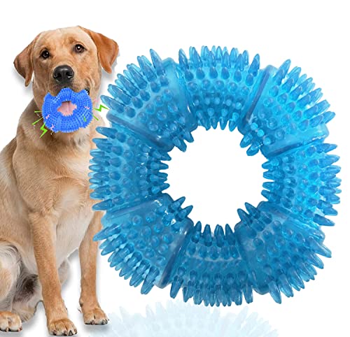 Cdycam Kauspielzeug für Hunde, quietschendes Hundespielzeug für aggressive Kauer, mittelgroße und große Hunde, robustes, langlebiges Gummi-Hundespielzeug Cdycam Kauspielzeug für Hunde, quietschendes Hundespielzeug für aggressive Kauer, mittelgroße und große Hunde, robustes, langlebiges Gummi-Hundespielzeug von Cdycam