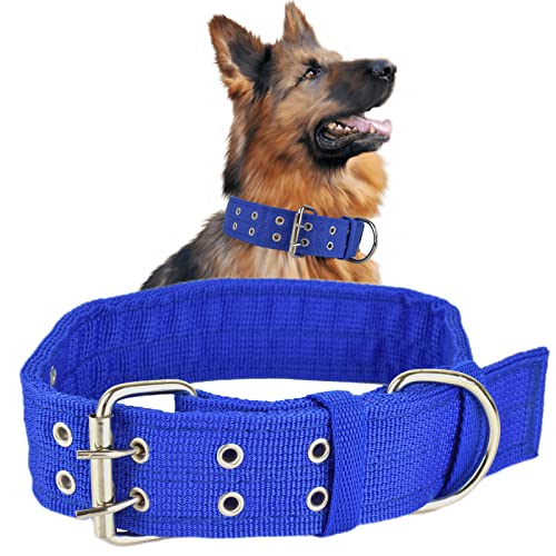 cdycam Pet Hund Metall Schnalle 2-rows Armee Grün Nylon Stoff Gurtband verstellbar Halsband von Cdycam