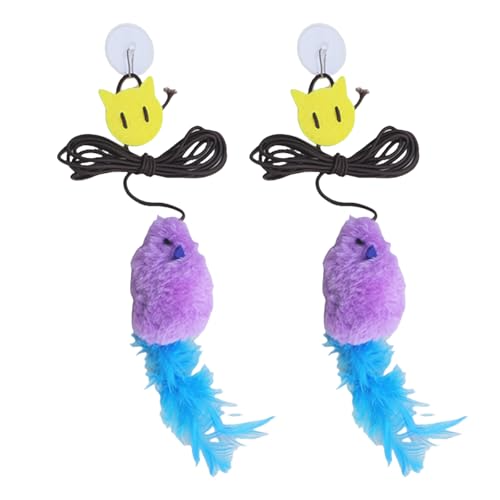 CeaBulo 2pcs Selbst Unterhaltsame Katzen Teaser Spielzeug Squeak Maus Tür Hanging Toy Für Innenlangewahrnehmungskatzen Angst Reduzieren CeaBulo 2pcs Selbst Unterhaltsame Katzen Teaser Spielzeug Squeak Maus Tür Hanging Toy Für Innenlangewahrnehmungskatzen Angst Reduzieren von CeaBulo