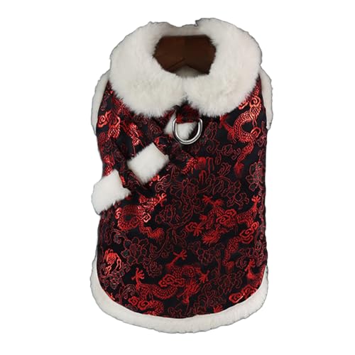 Festival Haustierweste Kleidung Für Kleine Hunde Und Katzen Klassisches Muster Chinesisches Neujahr Hundekostüm Für Partyfeiertags Haustier Outfit von CeaBulo