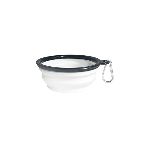 Pet Travel Bowl Portable Basin for Cats and Dogs White Pet Travel Bowl Portable Basin for Cats and Dogs White von CeliAeh