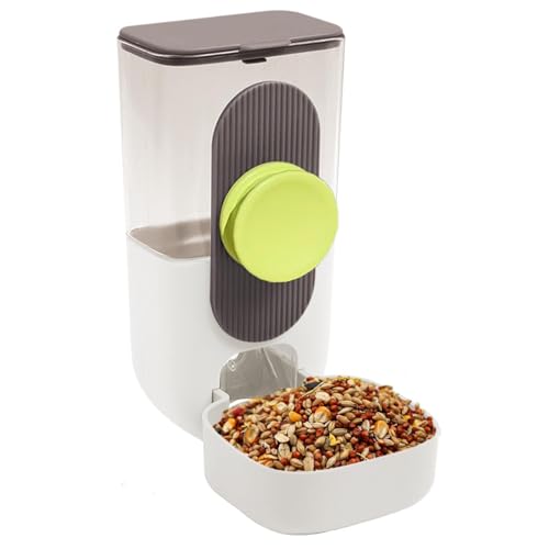 Automatischer Vogelfutterspender Vogelkäfig Futterspender für Wellensittiche Sittiche Kanarienvögel Nymphensittiche Finken 870 ml von Celuicion