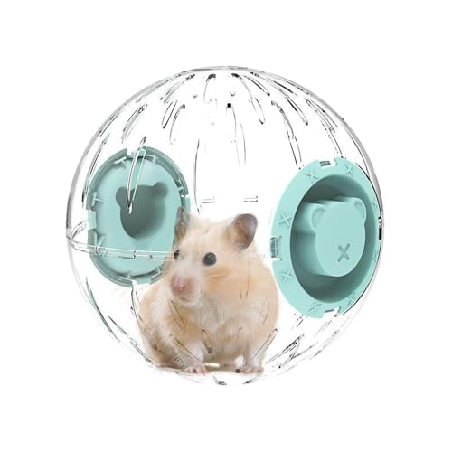 Celuicion Hamster Running Ball Toy, Meerschweinchen Running Ball - und Stabiler Hamsterball,Atmungsaktives transparentes Rad mit geräumigem Raum für Haustier -Rennmäuse von Celuicion