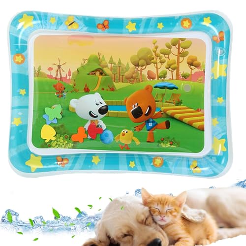 Celuicion Katzen Wasserbett | Faltbare Katzen Wasserspielmatte,Aufblasbare Krabbeldecke Dickes Haustierzubehör Zum Schlafen Für Alle Altersstufen Bei Innen & Außen Reise Familien Wohnzimmer Celuicion Katzen Wasserbett | Faltbare Katzen Wasserspielmatte,Aufblasbare Krabbeldecke Dickes Haustierzubehör Zum Schlafen Für Alle Altersstufen Bei Innen & Außen Reise Familien Wohnzimmer von Celuicion