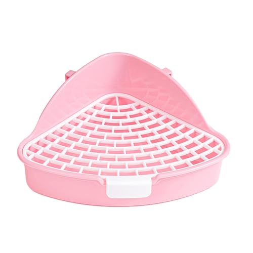 Celuicion Katzentoilette Kaninchen, Katzentoilette für kleine Tiere für Käfig, abnehmbar, Töpfchentrainer, Gitter, Korb, Eckstreu für Kaninchen, Meerschweinchen, Hamster, Chinchilla Celuicion Katzentoilette Kaninchen, Katzentoilette für kleine Tiere für Käfig, abnehmbar, Töpfchentrainer, Gitter, Korb, Eckstreu für Kaninchen, Meerschweinchen, Hamster, Chinchilla von Celuicion