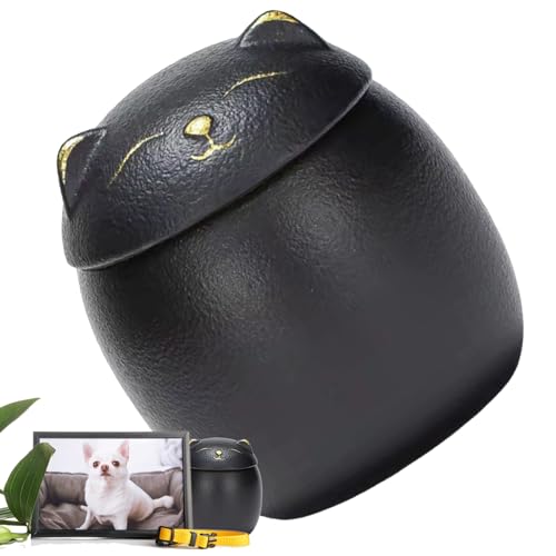 Celuicion Katzenurne Für Asche - Süße Keramik Urne Für Katze Aschebewahrung - wasserdichte Aufbewahrung Für Kamin Tisch Erinnerungsbox Mit Tatzenabdruck Celuicion Katzenurne Für Asche - Süße Keramik Urne Für Katze Aschebewahrung - wasserdichte Aufbewahrung Für Kamin Tisch Erinnerungsbox Mit Tatzenabdruck von Celuicion