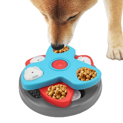 Celuicion Langsam fressende Hundenapf,Langsam fressende Hundenapf | Langsam fressende Hundenapf,Rotierender langsamer Katzenfutterautomat, rutschfestes Hundepuzzlespielzeug für das Training von Katzen Celuicion Langsam fressende Hundenapf,Langsam fressende Hundenapf | Langsam fressende Hundenapf,Rotierender langsamer Katzenfutterautomat, rutschfestes Hundepuzzlespielzeug für das Training von Katzen von Celuicion
