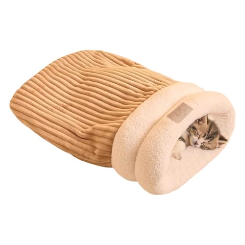 Celuicion Schlafsack für Katzen, Katzensack,Haustier-Schlafsack, Plüsch-Katzensack - Katzen-Kuschelsack, gemütlicher Katzenschlafsack, Winter-Schlafversteck für kleine Hunde Celuicion Schlafsack für Katzen, Katzensack,Haustier-Schlafsack, Plüsch-Katzensack - Katzen-Kuschelsack, gemütlicher Katzenschlafsack, Winter-Schlafversteck für kleine Hunde von Celuicion
