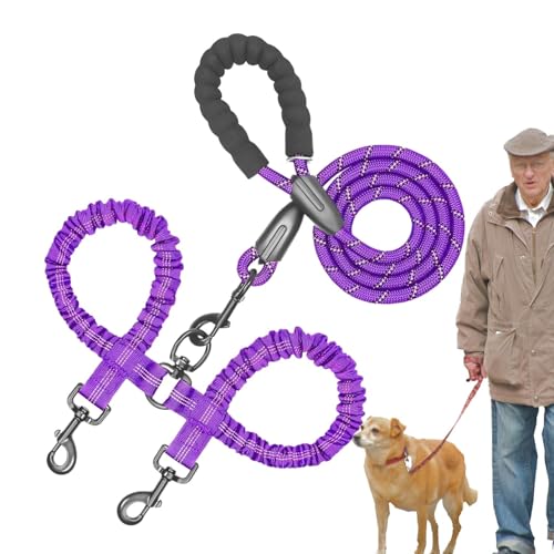 Celuicion Trainingsseil für kleine Hunde, Zugseil für Hunde | Double Puppy Running Belt, verstellbarer Hund für Puppy Pet Training Training Seil Shock Absorbent Elastic für Celuicion Trainingsseil für kleine Hunde, Zugseil für Hunde | Double Puppy Running Belt, verstellbarer Hund für Puppy Pet Training Training Seil Shock Absorbent Elastic für von Celuicion