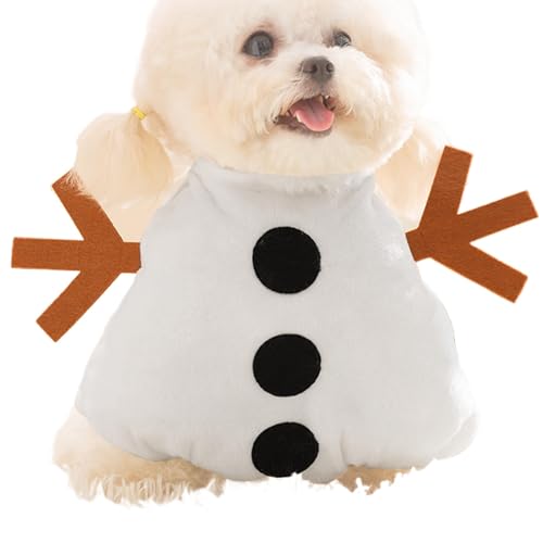 Kleidung für Hunde, niedliche Hundekleidung, Winterkleidung, weiche Winterkleidung für Welpen, Schneemann, bequeme und weiche Winterkleidung für Welpen, Schneemann, Cosplay-Kleidung von Celuicion