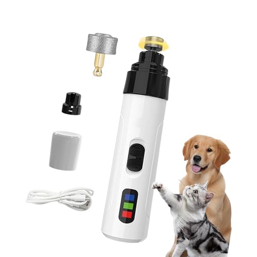 Cenifin Ergonomische Elektrische Haustiernägel Mühle Wiederaufladbare 2 Ruhige Nägel Trimmer Für Kleine Bis Große Katzen Und Welpen Haustiernagel Pflegewerkzeug von Cenifin