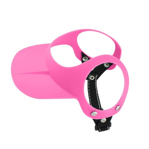 Haustier Outdoor Für Sunbonnet Custum Outfit Heller Farbhut Sport Strandhut Mit Ohrlöchern Und Riemen Outfit Für Haustier Pet Sun von Cenifin