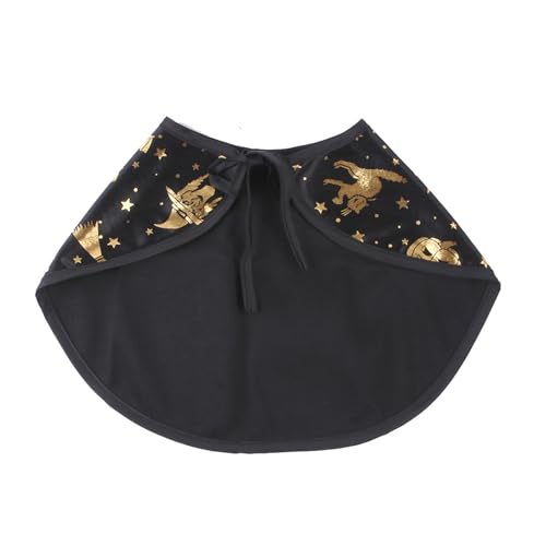 Hund Cloak Cosplay Kostüm Halloween Star Print Hat Haustier Schwarzer Hexen Witch Thema Cosplay Haustier Kostüm Hund Cloak Cosplay Kostüm Halloween Star Print Hat Haustier Schwarzer Hexen Witch Thema Cosplay Haustier Kostüm von Cenifin