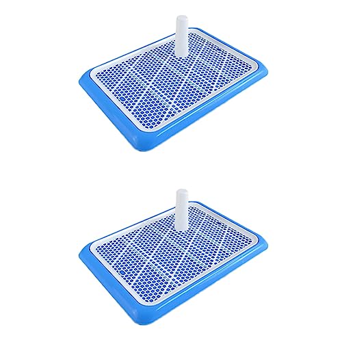 Censous 2 x Trainingspads für Toiletten und kleine Tiere, Platz für die Ausbildung von Haustieren mit Tablett für kleine Hunde, Potty Trainer, abgedeckt Censous 2 x Trainingspads für Toiletten und kleine Tiere, Platz für die Ausbildung von Haustieren mit Tablett für kleine Hunde, Potty Trainer, abgedeckt von Censous