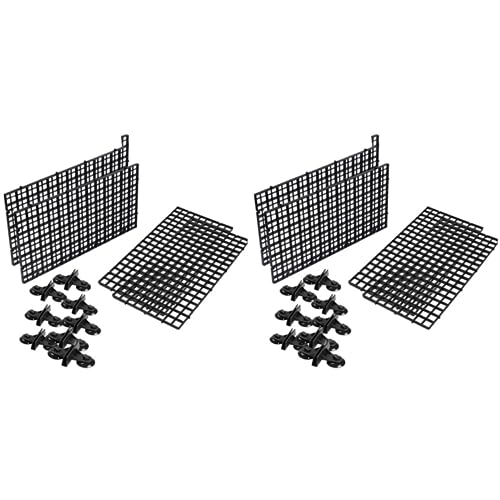 Censous 2X Aquarium Teiler Tablett Kunststoffnetz Aquarium Eierbox Licht Diffusor, Aquarium Teiler Filter Boden Isolation von Censous