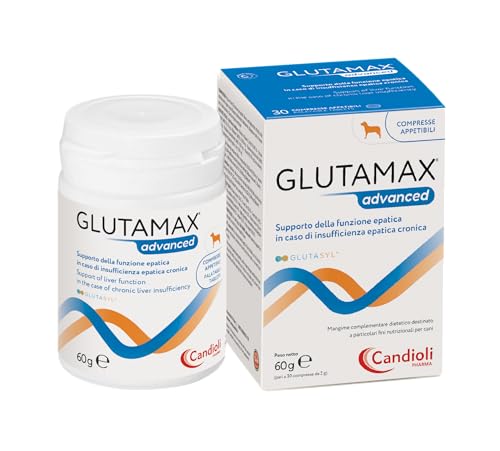 GLUTAMAX Advanced (30 CPR) – Gegen chronische Leberinsuffizienz bei Hunden von Centrovete