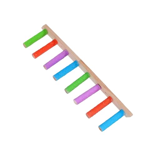 Bird Ladder, Wooden Climbing Accessory, Heavy-Duty Build, Multifunctional Claw Sharpening Design, Interactive Enrichment Tool, Cage Addition for Training Bird Ladder, Wooden Climbing Accessory, Heavy-Duty Build, Multifunctional Claw Sharpening Design, Interactive Enrichment Tool, Cage Addition for Training von Ceprznvey