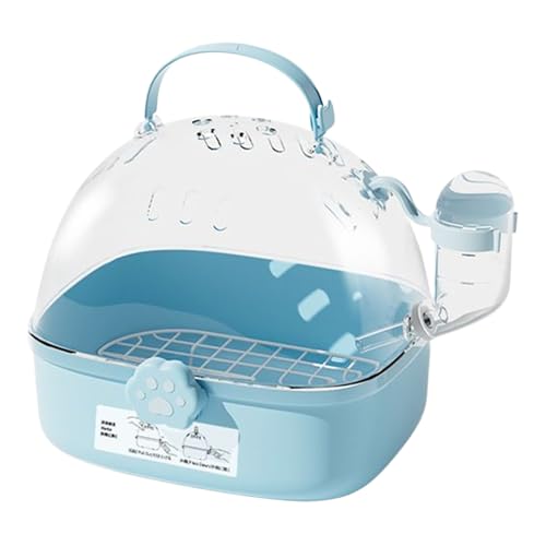 Bird Travel Carrier, Travel Birds Käfig, belüftete Kennel mit Wasserflasche, Handheld für Tiny Breed Puppy, Kitten, Auto, Veterinary Visits, Lightweight Frame, 18,4 x 17 x 16,3 cm Bird Travel Carrier, Travel Birds Käfig, belüftete Kennel mit Wasserflasche, Handheld für Tiny Breed Puppy, Kitten, Auto, Veterinary Visits, Lightweight Frame, 18,4 x 17 x 16,3 cm von Ceprznvey