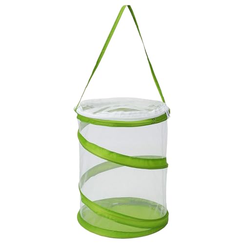 Butterfly Net Habitat, Mini Pop-up Mesh Cage Terrarium with Foldable Design, Caterpillar Observation Enclosure for Indoors, Portable See-Through Butterfly Habitat for Kids & Adults Butterfly Net Habitat, Mini Pop-up Mesh Cage Terrarium with Foldable Design, Caterpillar Observation Enclosure for Indoors, Portable See-Through Butterfly Habitat for Kids & Adults von Ceprznvey