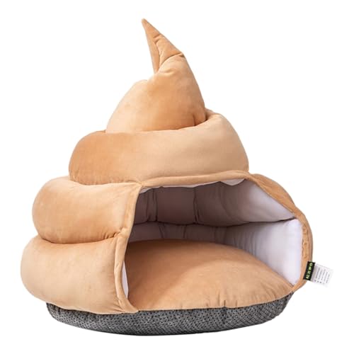 Cat Bed Cave, Cat Bed, Comfortable Cat Hut, Cat Tent Hideaway, Comfortable Pet Bed Hideaway Cozy Poop-Shaped Cat Bed Cave with Soft Plush Material and Pp Cotton Filling for Cats and Small Dogs Cat Bed Cave, Cat Bed, Comfortable Cat Hut, Cat Tent Hideaway, Comfortable Pet Bed Hideaway Cozy Poop-Shaped Cat Bed Cave with Soft Plush Material and Pp Cotton Filling for Cats and Small Dogs von Ceprznvey