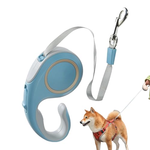 Ceprznvey Ausziehbare Hundeleine – Teleskopleine für mittelgroße Tiere – robustes Seil mit rutschfestem Griff für Hunde, Katzen und Welpen aller Rassen von Ceprznvey