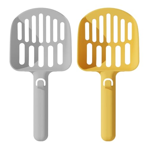 Ceprznvey Cat Litter Scoop, Litter Scooper, Pet Waste Shovel, Non-Stick Design, Ergonomic Handle, Multi-Cat Household Use, Sifting Litter Scoop, 9,84 x 4,65 x 1,42 cm Ceprznvey Cat Litter Scoop, Litter Scooper, Pet Waste Shovel, Non-Stick Design, Ergonomic Handle, Multi-Cat Household Use, Sifting Litter Scoop, 9,84 x 4,65 x 1,42 cm von Ceprznvey