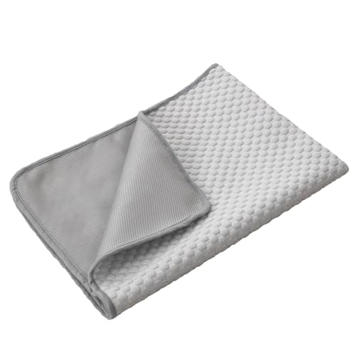 Ceprznvey Cooling Pad für Hunde, atmungsaktiv, Eismatte, Schlafmatte, leichtes & weiches Design, für drinnen und draußen, 40 x 40 cm, Blau, 1 Packung Ceprznvey Cooling Pad für Hunde, atmungsaktiv, Eismatte, Schlafmatte, leichtes & weiches Design, für drinnen und draußen, 40 x 40 cm, Blau, 1 Packung von Ceprznvey
