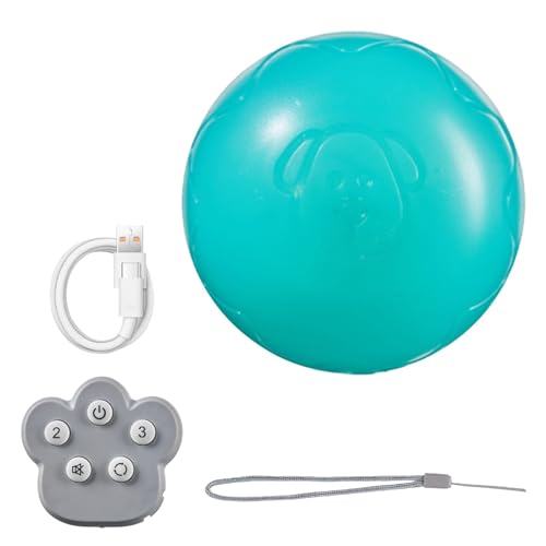 Ceprznvey Dog Ball, Hundespielzeug, elektronischer Hundespielzeug, automatisches Hundespielzeug, mit 3 Modi für interaktive Wiedergabe von Haustieren, lustig, ferngesteuert, für Haustiere und Katzen Ceprznvey Dog Ball, Hundespielzeug, elektronischer Hundespielzeug, automatisches Hundespielzeug, mit 3 Modi für interaktive Wiedergabe von Haustieren, lustig, ferngesteuert, für Haustiere und Katzen von Ceprznvey