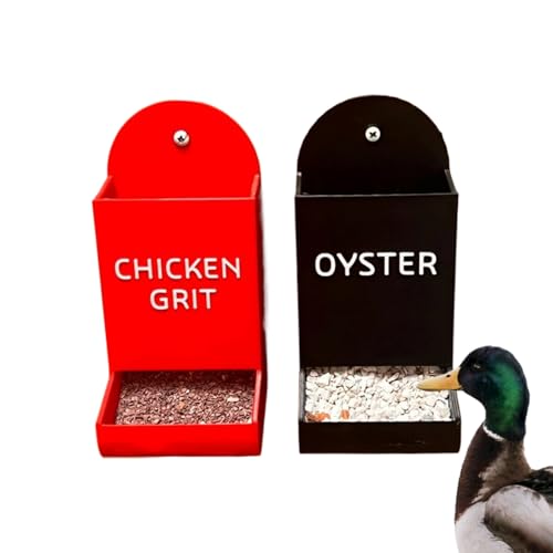 Ceprznvey Futterstation mit Austernschalen für Hühner – Futterstelle für Enten – Futtertrog Kieselsteine für Enten, Hühner, andere Geflügel Ceprznvey Futterstation mit Austernschalen für Hühner – Futterstelle für Enten – Futtertrog Kieselsteine für Enten, Hühner, andere Geflügel von Ceprznvey