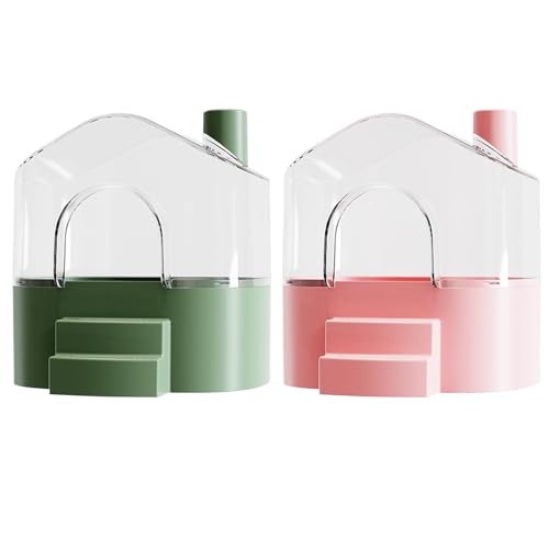 Ceprznvey Hamster Sand Box, Transparent Hamster Bathroom, Small Animal Sand Bath, Durable Abs & Polystyrene, Play & Clean Space, Hiding & Sleeping Area, 7.28x6.93x6.77 Ceprznvey Hamster Sand Box, Transparent Hamster Bathroom, Small Animal Sand Bath, Durable Abs & Polystyrene, Play & Clean Space, Hiding & Sleeping Area, 7.28x6.93x6.77 von Ceprznvey