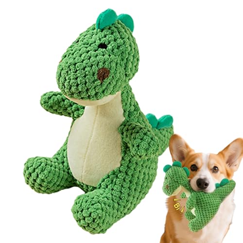 Ceprznvey Hund Quietsch Spielzeug | Gefüllter Plüsch Dinosaurier Kauspielzeug - Zerstörungsresistentes Welpen Training Kauspielzeug Gegen Langeweile Für Starke Kauer Drinnen Draußen Park Spiel Ceprznvey Hund Quietsch Spielzeug | Gefüllter Plüsch Dinosaurier Kauspielzeug - Zerstörungsresistentes Welpen Training Kauspielzeug Gegen Langeweile Für Starke Kauer Drinnen Draußen Park Spiel von Ceprznvey