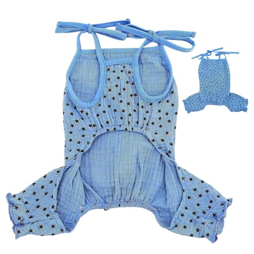 Ceprznvey Hunde Sommerkleid, Hundekleidung für kleine Rasse | Atmungsaktive Hundekleidung | Bequemer Gurtrock Welpe süß für mittlere Rassen French Bulldog Bichon von Ceprznvey
