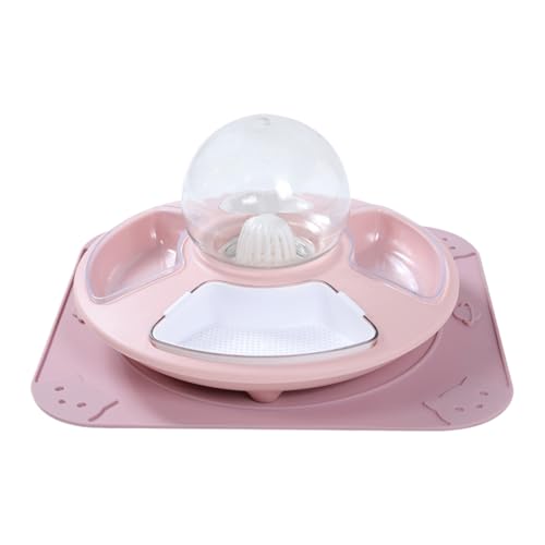 Ceprznvey Katzenfutterschüsseln, Kitten Water Container, Multifunctional Feeder Dish for Kittens, Anti-slip Pet Watering Storage, Automatic Drinking Refill von Ceprznvey