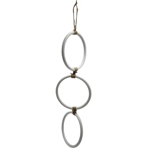 Ceprznvey Kletterzubehör für Schlangen, Ausrüstung für Weizenschlangen, Kette mit Schaukeln, 3 Ringe, Dekoration und Spielspiele, für Amphibien und Terrarien im Innenbereich von Ceprznvey