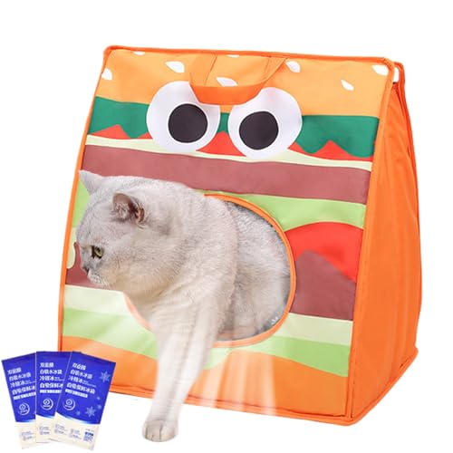 Ceprznvey Tragbare Transporttasche für Katzen – Reisetasche für Katzen mit integriertem Eispack | isoliertes Gehege, belüftet, tragbar, Kühlhaus für draußen, Camping, Reisen, Flugzeug Ceprznvey Tragbare Transporttasche für Katzen – Reisetasche für Katzen mit integriertem Eispack | isoliertes Gehege, belüftet, tragbar, Kühlhaus für draußen, Camping, Reisen, Flugzeug von Ceprznvey