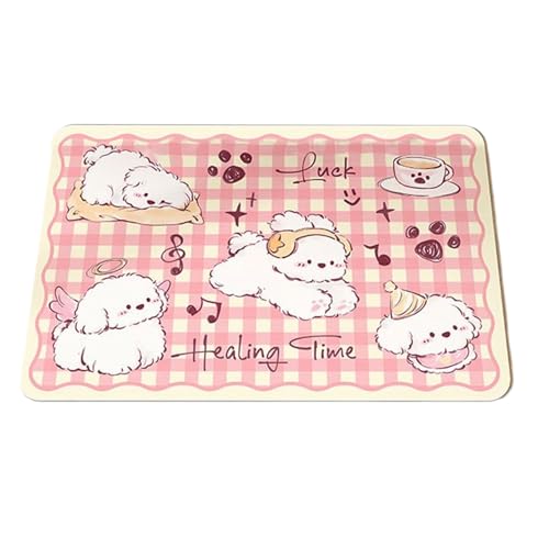 Pet Feeding Mat, Dog Food Mat, Cat Water Bowl Pad, Waterproof Non-Slip, Quick Dry Absorbent Layer, Indoor Floor Spill Protection, 11.81x15.75 Pet Feeding Mat, Dog Food Mat, Cat Water Bowl Pad, Waterproof Non-Slip, Quick Dry Absorbent Layer, Indoor Floor Spill Protection, 11.81x15.75 von Ceprznvey
