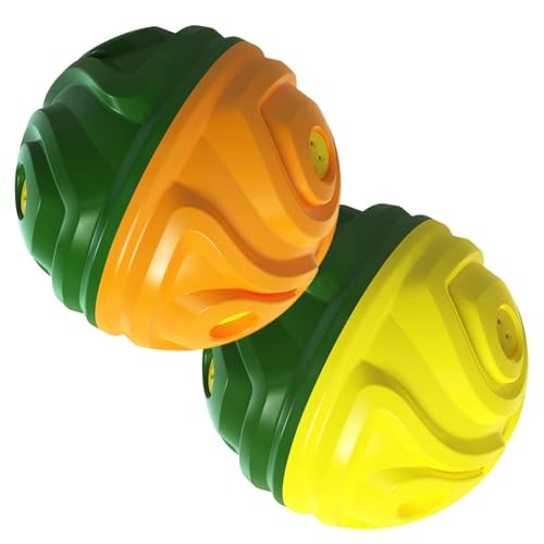 Pet Puppy Interactive Teething Ball, Squeaky Dog Chew Toys, Creative and Sturdy, Pet Supplies for Small, Medium Large Animals, 4.57x4.53x4.53 inches, 370g Pet Puppy Interactive Teething Ball, Squeaky Dog Chew Toys, Creative and Sturdy, Pet Supplies for Small, Medium Large Animals, 4.57x4.53x4.53 inches, 370g von Ceprznvey